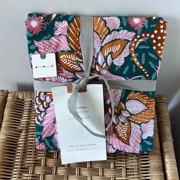 Anthropologie Mahina Set of King Shams NWT - Picture 3 of 8